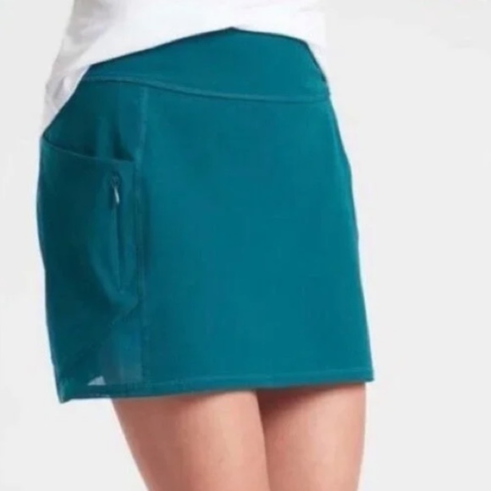 Athleta Teal Dobby Skort